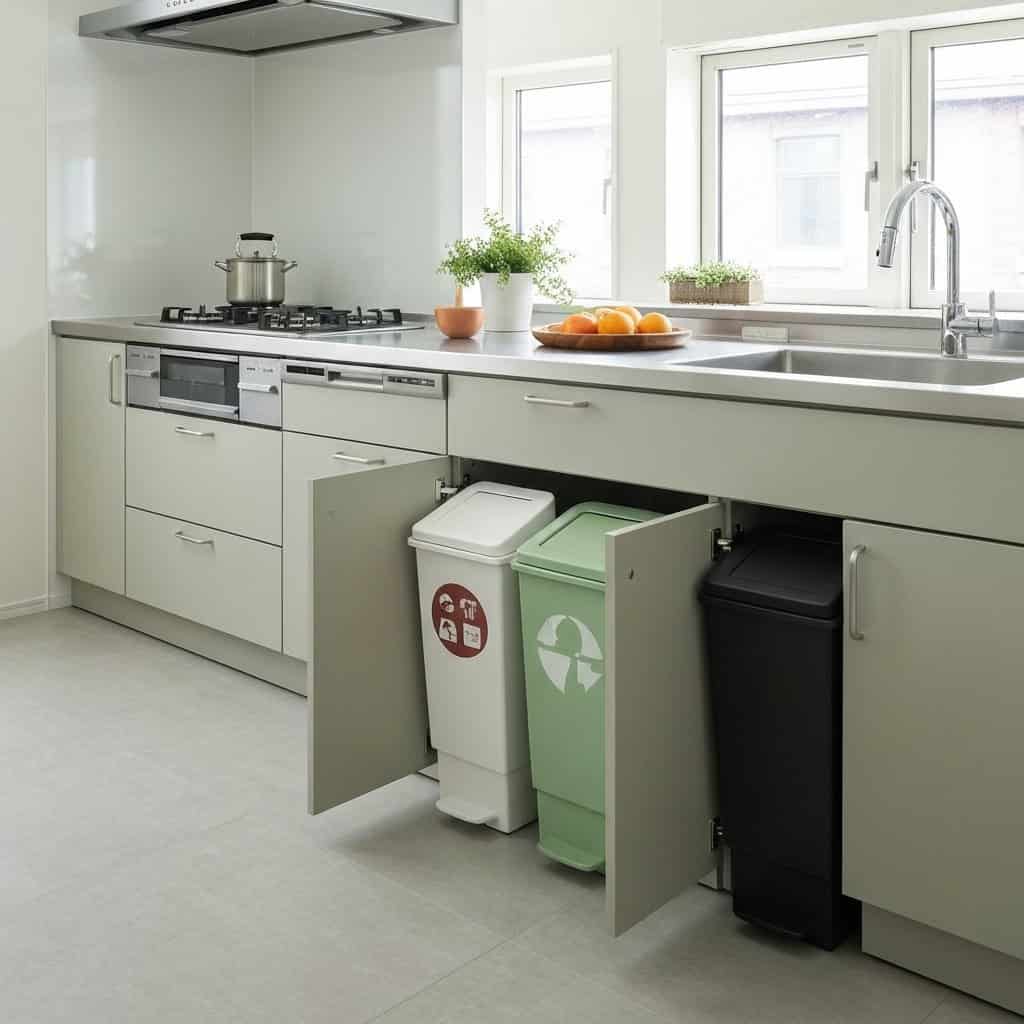 Jak ukryć kosz na śmieci w kuchni? Praktyczne rozwiązania