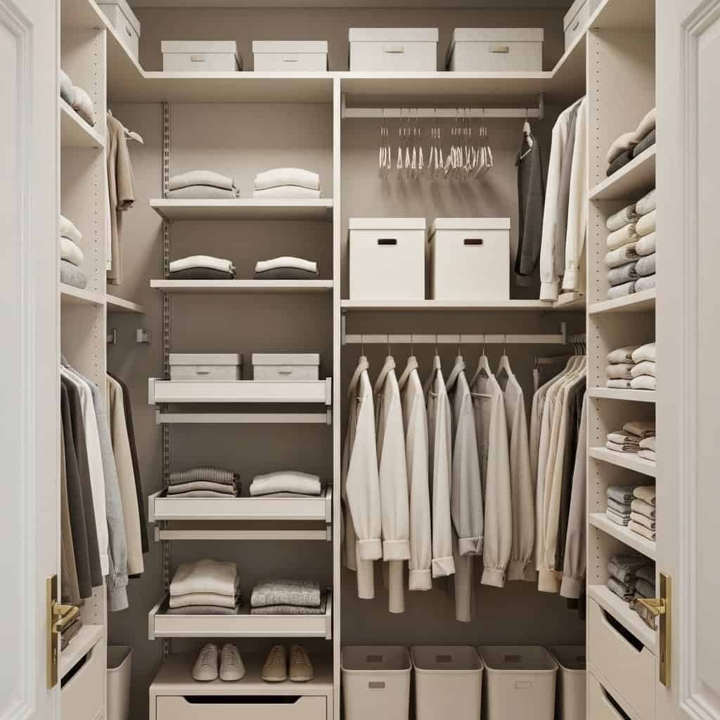 Jak zorganizować szafę w małym mieszkaniu: Klucz do porządku i stylu